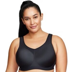 NWOT Glamorise Plus Size Sport High Impact Wonderwire SPORT Bra 9066 42H 42DDDDD